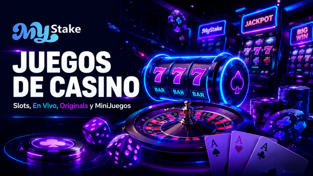 Juegos de MyStake con slots, casino en vivo, Originals y MiniJuegos