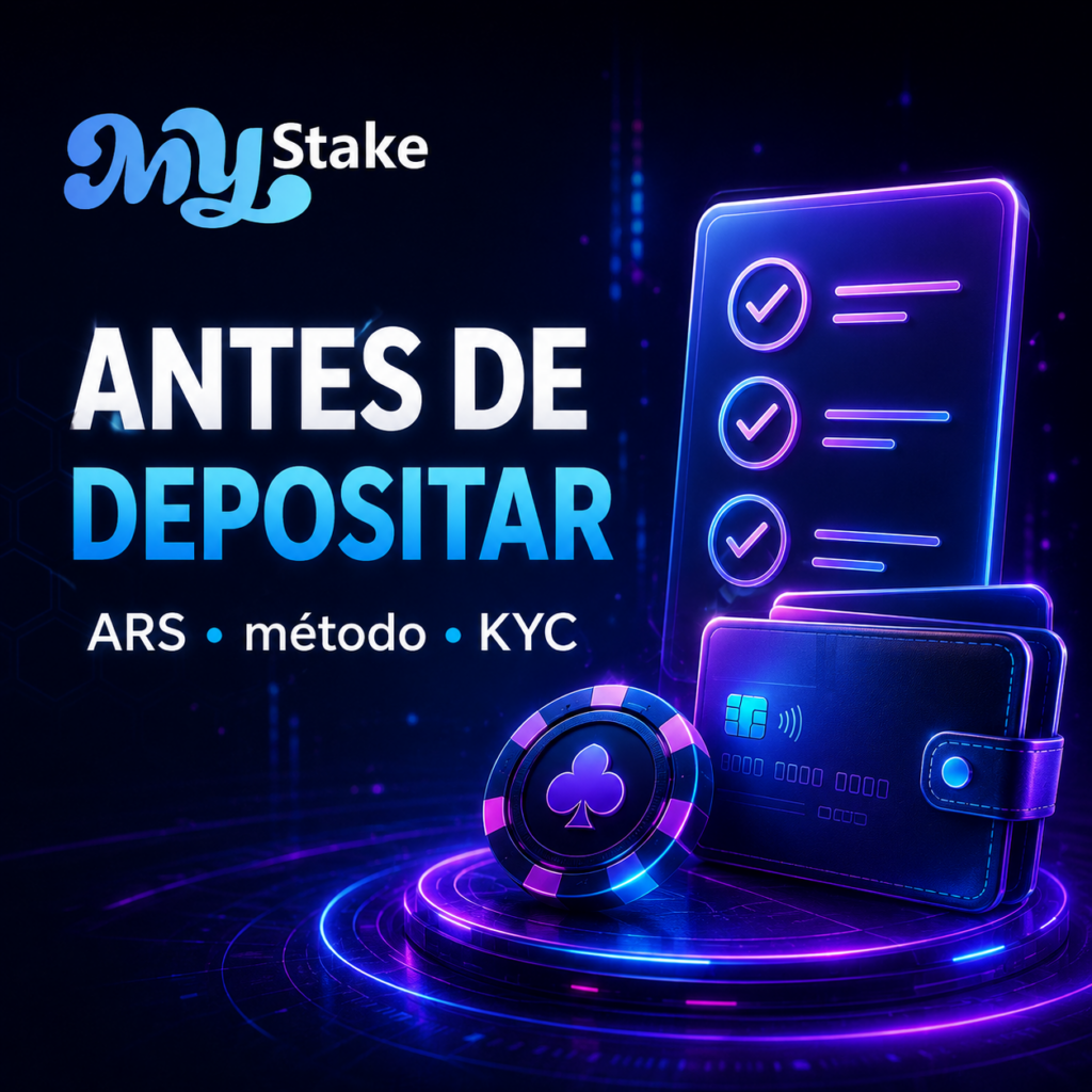 Aspectos que conviene revisar antes de depositar en MyStake: ARS, método de pago y KYC